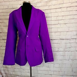 Purple oversized blazer- size medium